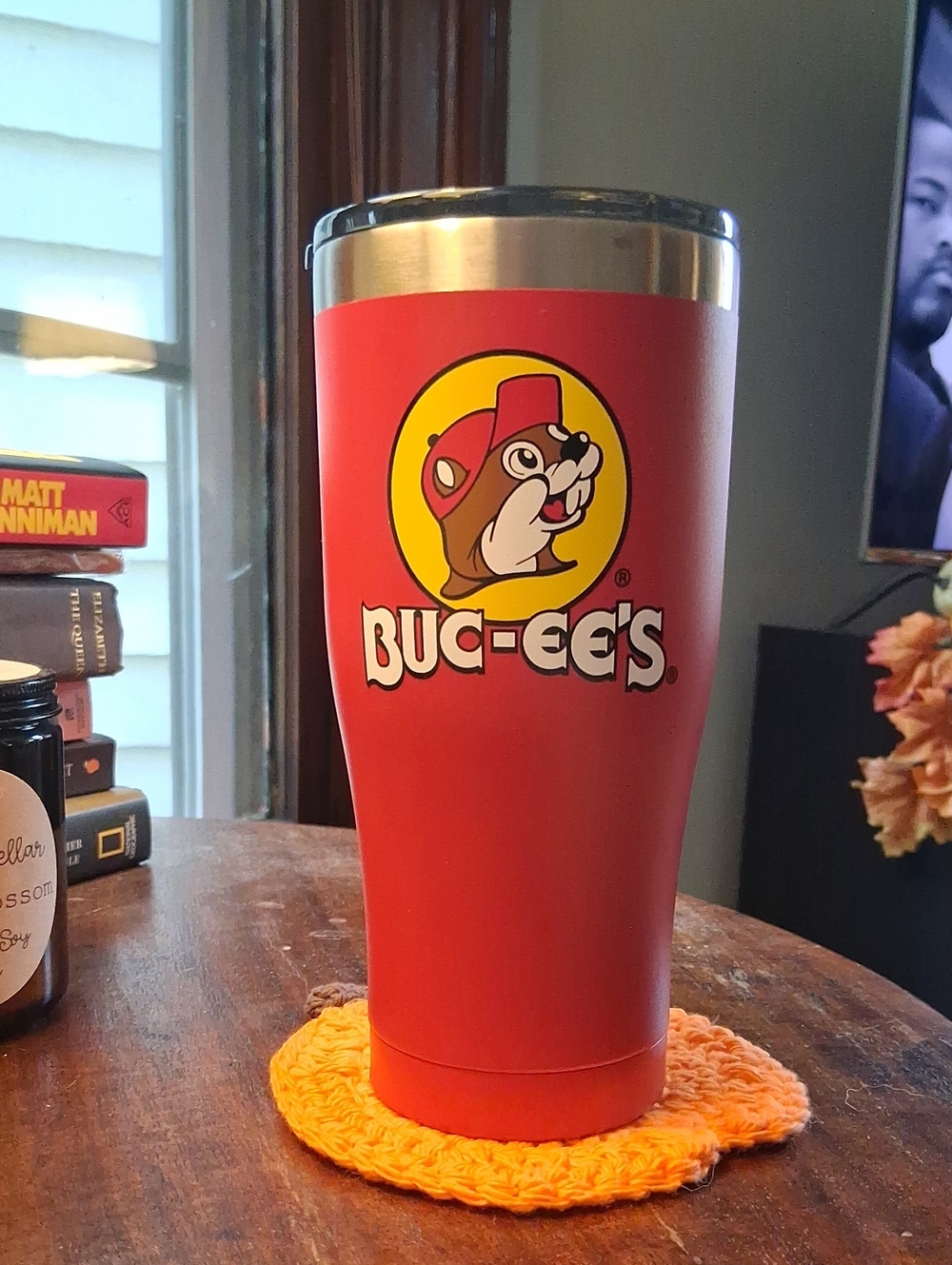 Buc-ees Red Insulated Travel Tumbler 20oz